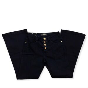 Fabulous Agilita flare black jeans.  sz 38